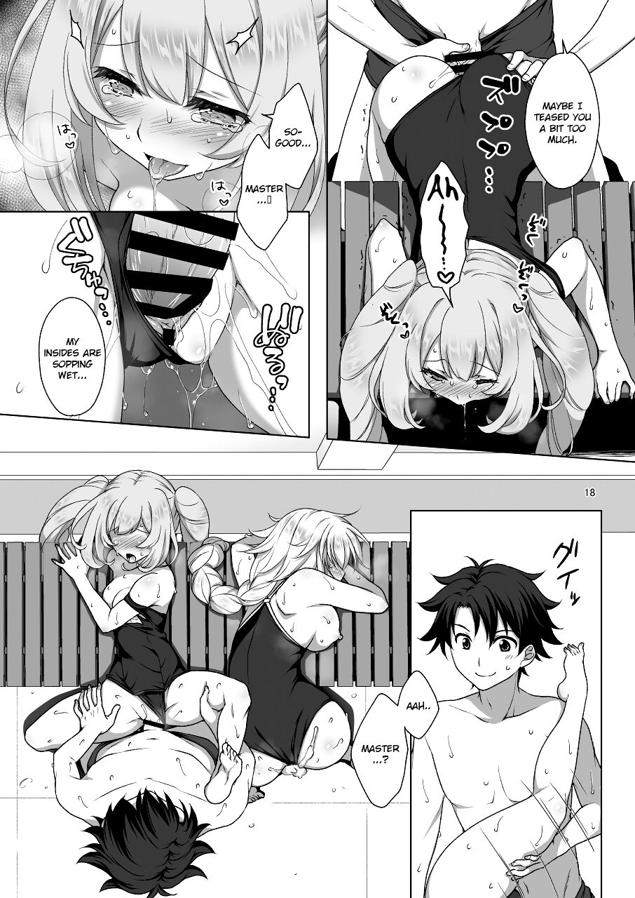 Hentai Manga Comic-A Book About Jeanne's & Maries's School Swimsuits-Read-18